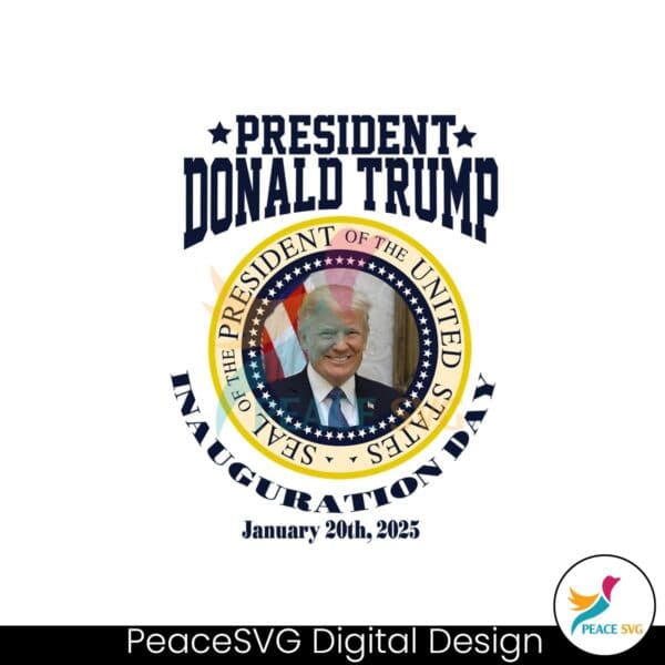 president-donald-trump-inauguration-day-2025-svg