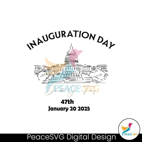 inauguration-donald-trump-47-president-2025-svg