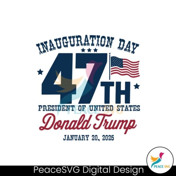 donald-trump-inauguration-day-47th-president-svg