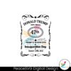 trump-whiskey-label-president-inauguration-day-2025-svg