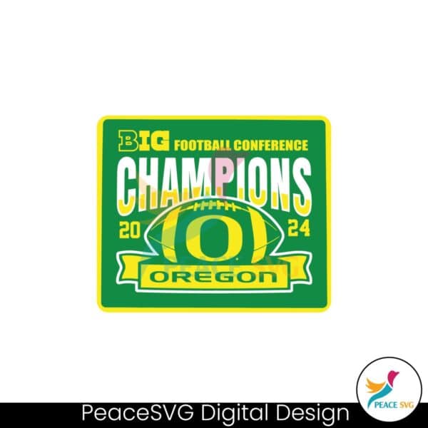 big10-football-conference-champions-oregon-2024-svg