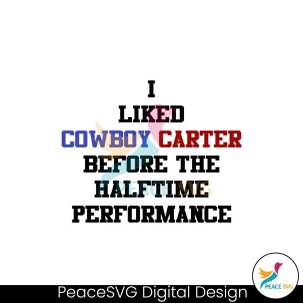 i-liked-cowboy-carter-before-the-halftime-performance-svg