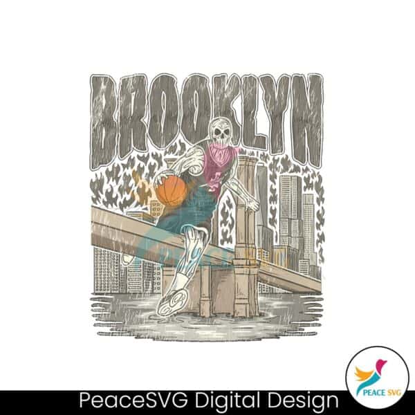 brooklyn-nets-skeleton-basketball-players-brooklyn-bridge-png