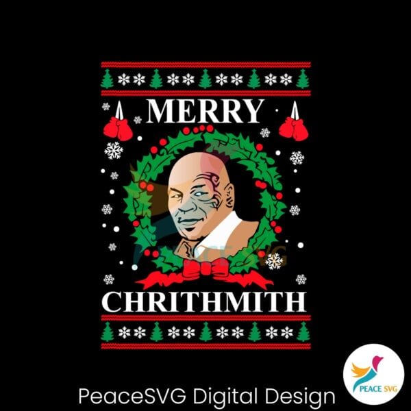 mike-tyson-merry-chrithmith-ugly-christmas-svg