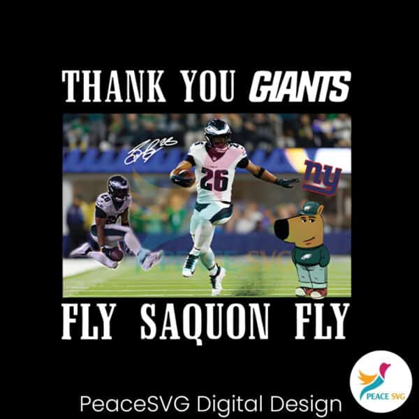 thank-you-giants-fly-saquon-fly-chill-guy-png