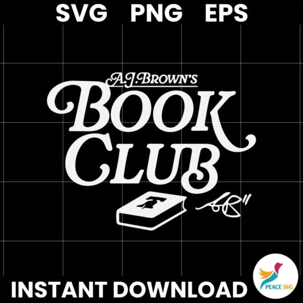 A J Browns Book Club Philadelphia Eagles Parody SVG