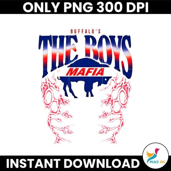 Buffalo The Boys Mafia Bills Lightning PNG