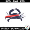Crab Style Buffalo Bills Logo SVG