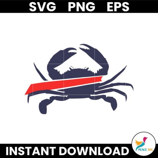 Crab Style Buffalo Bills Logo SVG