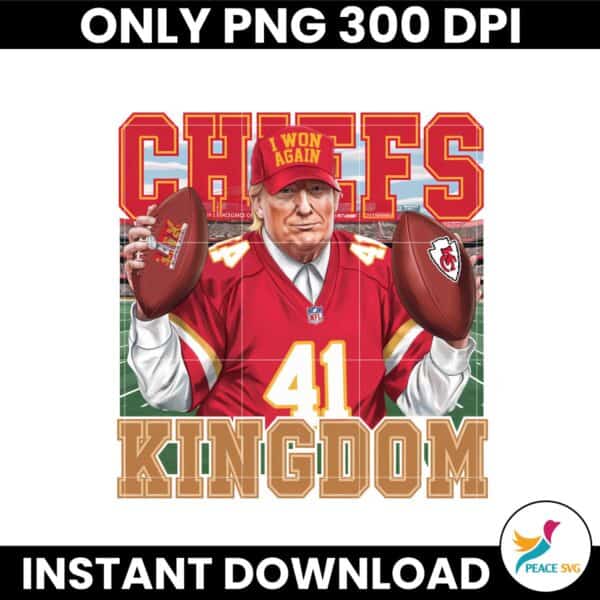 Donald Trump Kansas City Chiefs Kingdom Football Png