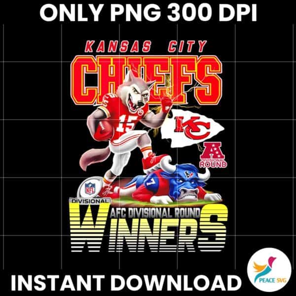 Kansas City Chiefs AFC Division Round Winners Png