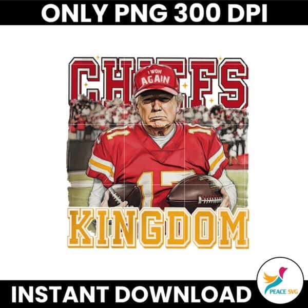 Kansas City Chiefs Kingdom Donald Trump Png Design