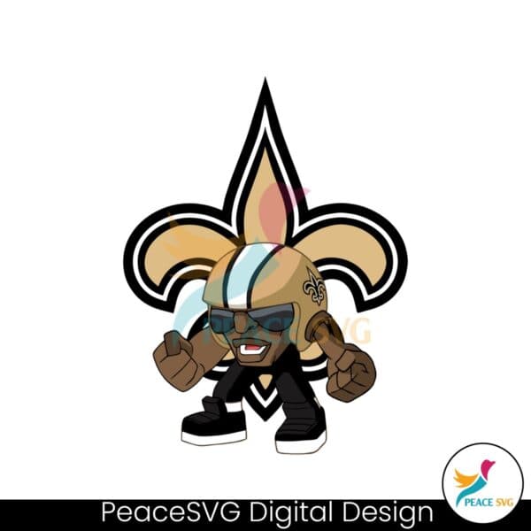 nfl-rush-zone-new-orleans-saints-cartoon-character-svg