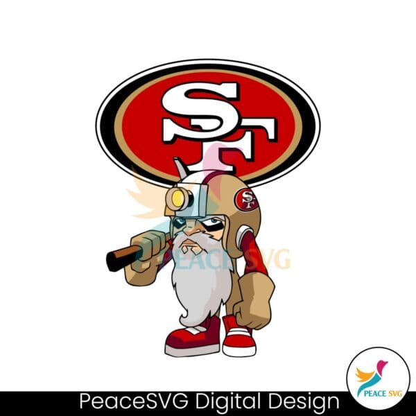 nfl-rush-zone-san-francisco-49ers-cartoon-character-svg