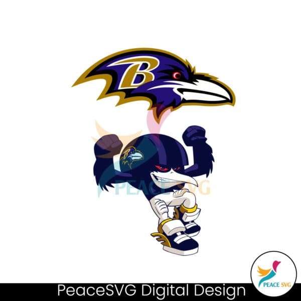 nfl-rush-zone-baltimore-ravens-cartoon-character-svg