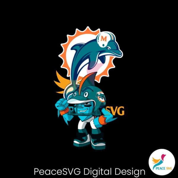 nfl-rush-zone-miami-dolphins-cartoon-character-svg