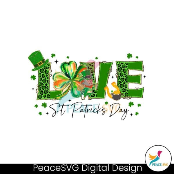 love-st-patricks-day-leopard-shamrock-png