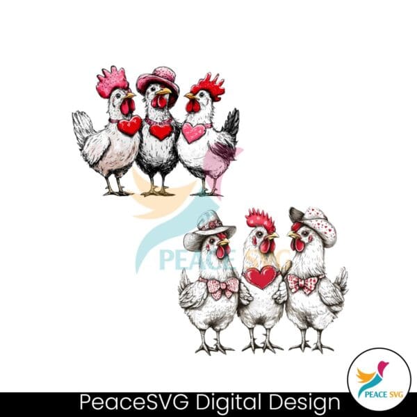 valentine-day-chickens-funny-heart-png