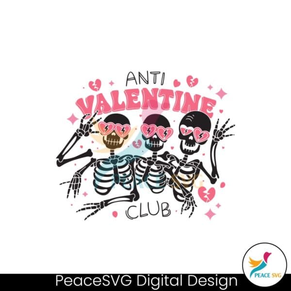 anti-valentine-club-funny-skeleton-svg