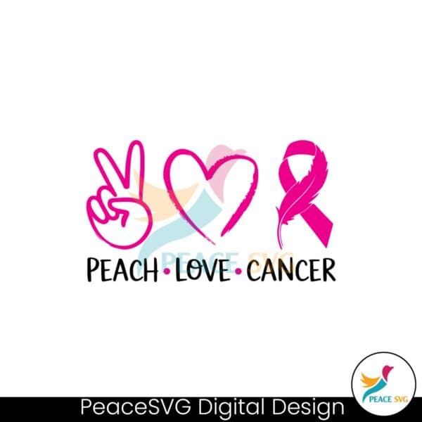 peace-love-cancer-pink-ribbon-svg