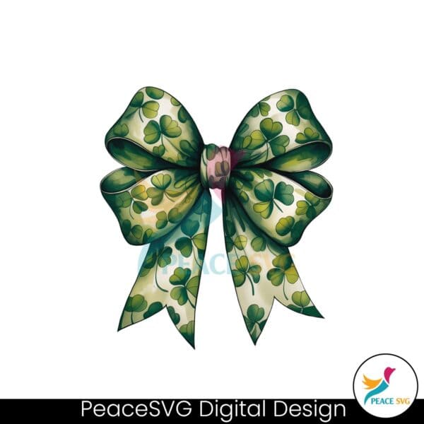 retro-coquette-lucky-shamrock-lucky-charm-png