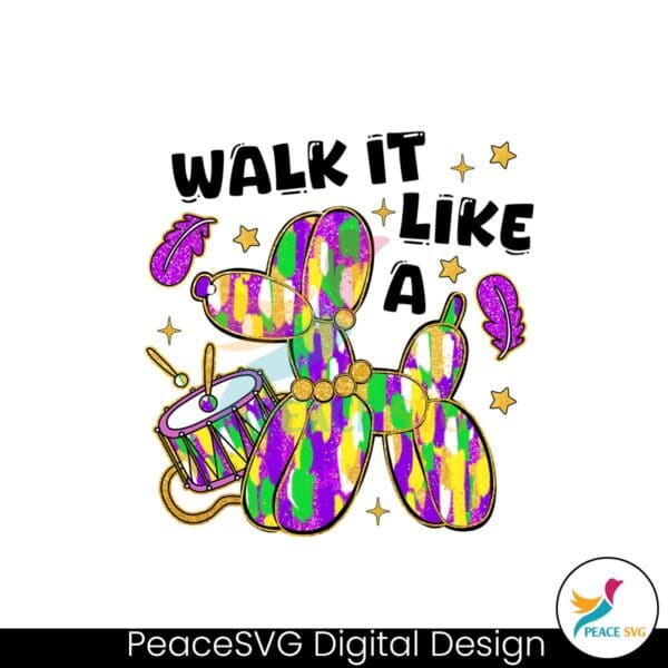 walk-it-like-a-dog-mardi-gras-fleur-de-lis-louisiana-png