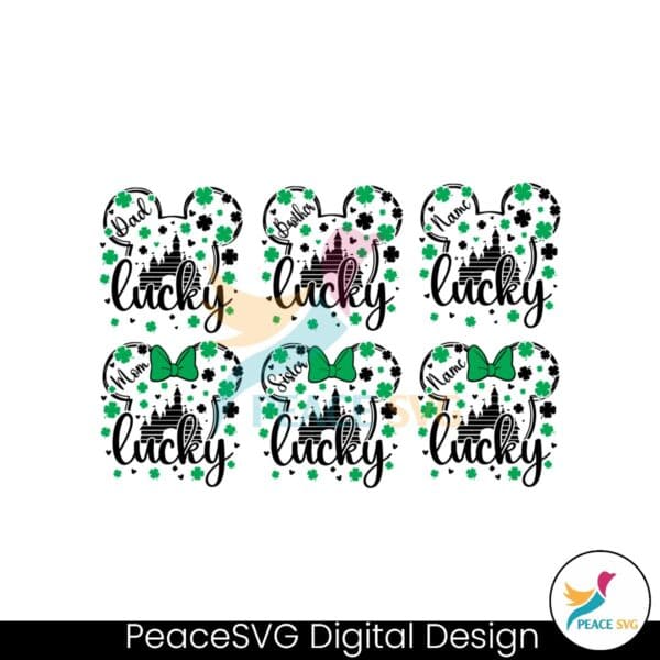 Magic Castle Family St Patricks Day Bundle SVG