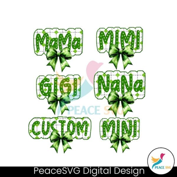 Mama Coquette St Patricks Day Bundle PNG