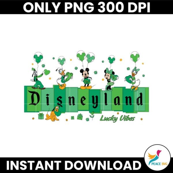 Mouse And Friends St Patrick Lucky Shamrock Png