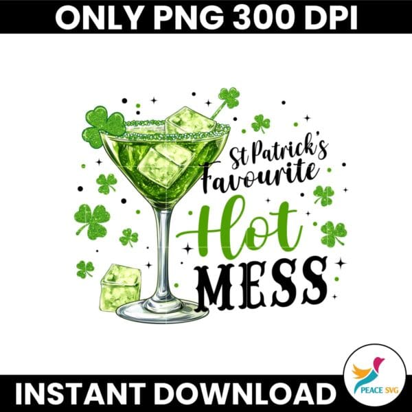 St Patricks Favorite Hot Mess Png