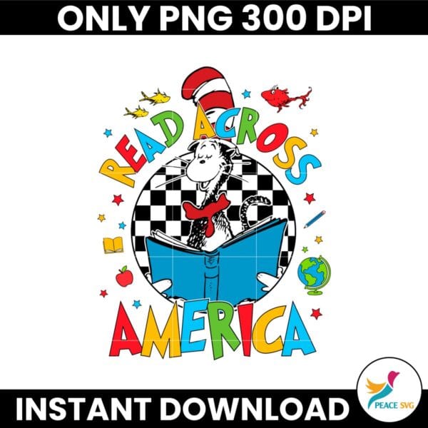 The Cat In The Hat Read Across America Png