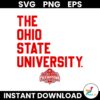 The Ohio State University National Champions Ohio State Buckeyes SVG