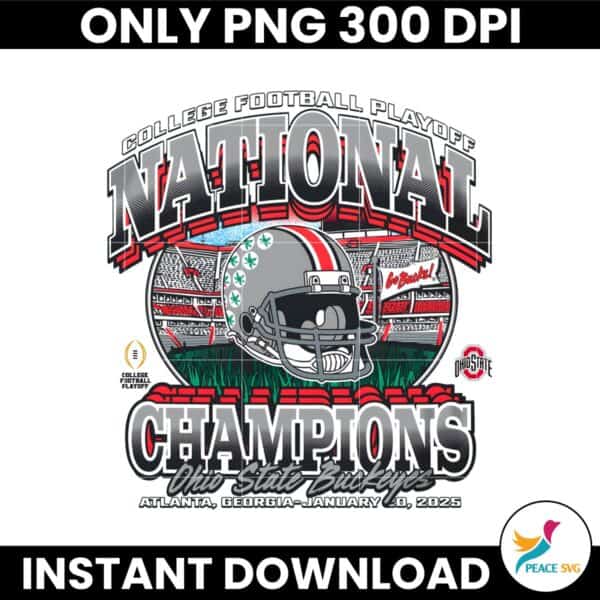 Vintage College Football Playoff National Champions Ohio State Buckeyes PNG