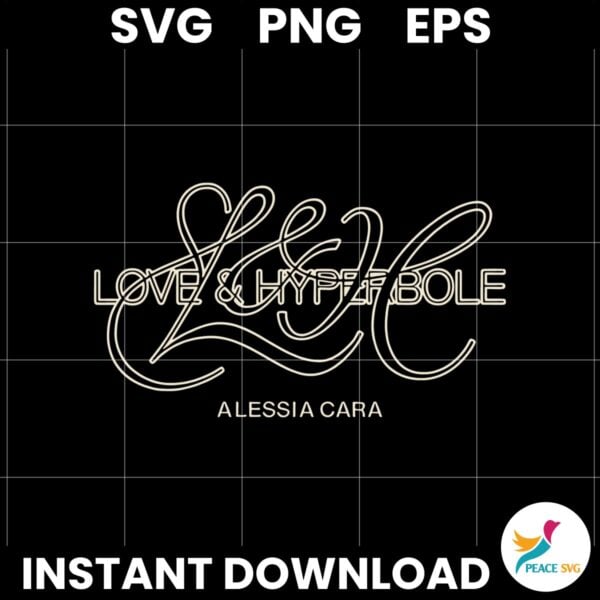 Alessia Cara Album Love And Hyperbole  SVG