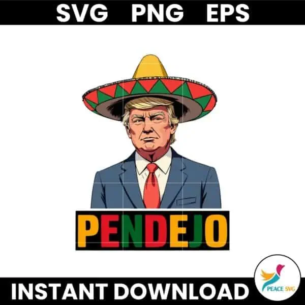 Anti Trump Pendejo America Svg Instant Download