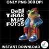 Bad Bunny Frog Debi Tirar Mas Fotos Album PNG