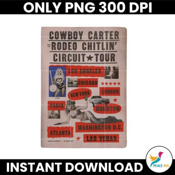 Beyonce Cowboy Carter Rodeo Chitlin Circuit Tour PNG