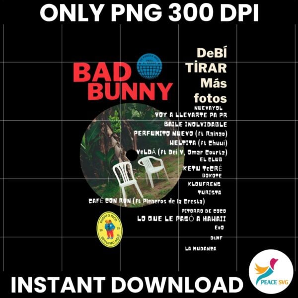 Debi Tirar Mas Fotos Bad Bunny Album PNG