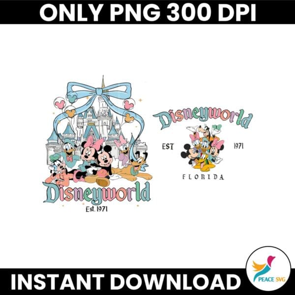 Disneyworld Est 1971 Florida Magic Kingdom Castle Png