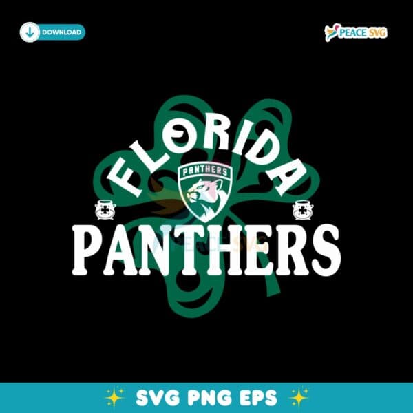 Florida Panthers St Patricks Day Richmond Shamrock SVG