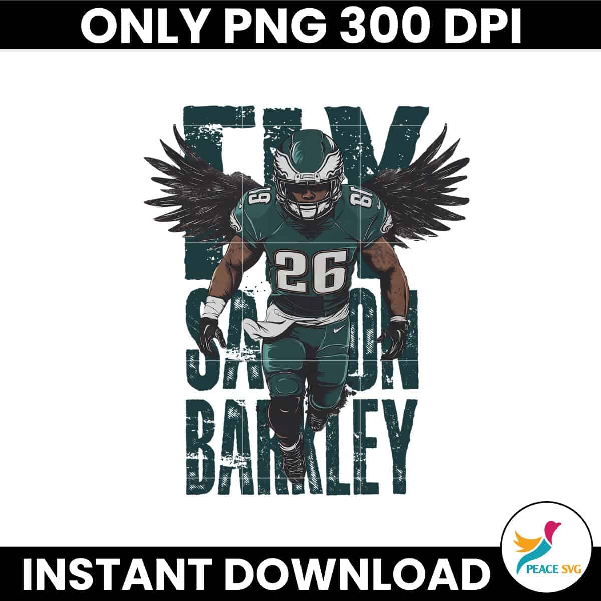 Fly Saquon Barkley Philadelphia Eagle Philly Football Png