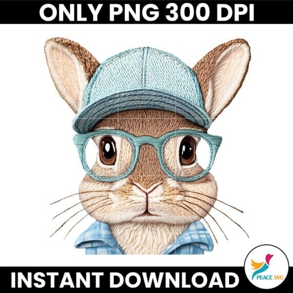 Funny Cute Baby Boy Easter Bunny Sunglasses PNG