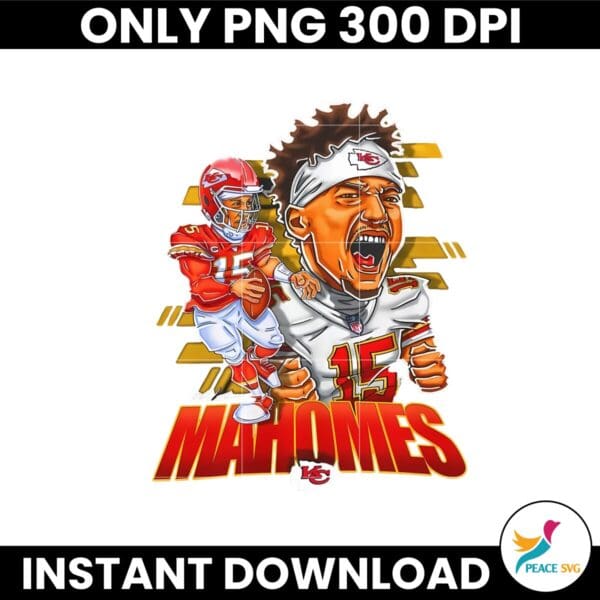 Funny Patrick Mahomes Kansas City Chiefs Football NFL Png