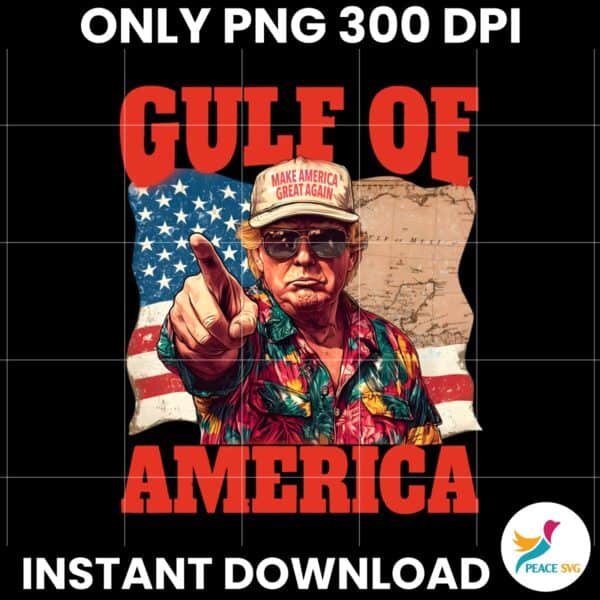 Gulf Of America Funny Donald Trump Make America Great Again PNG