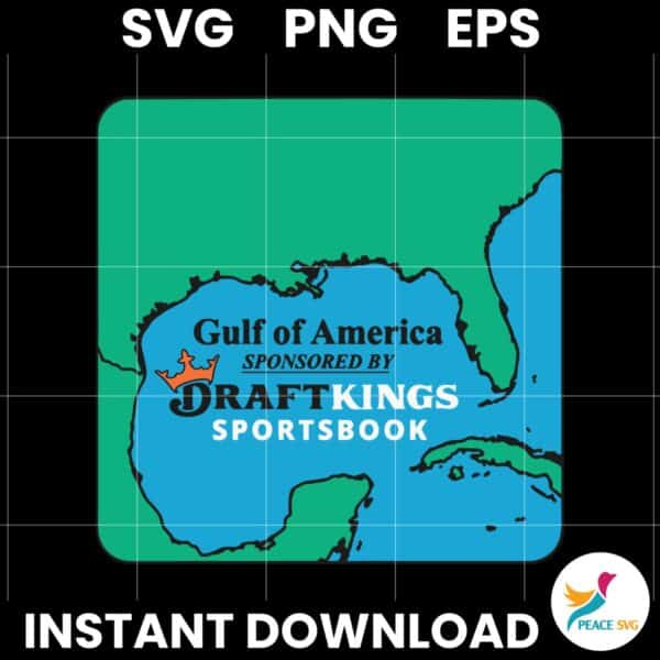 Gulf Of America Sponsored By Draft Kings Sportbook SVG