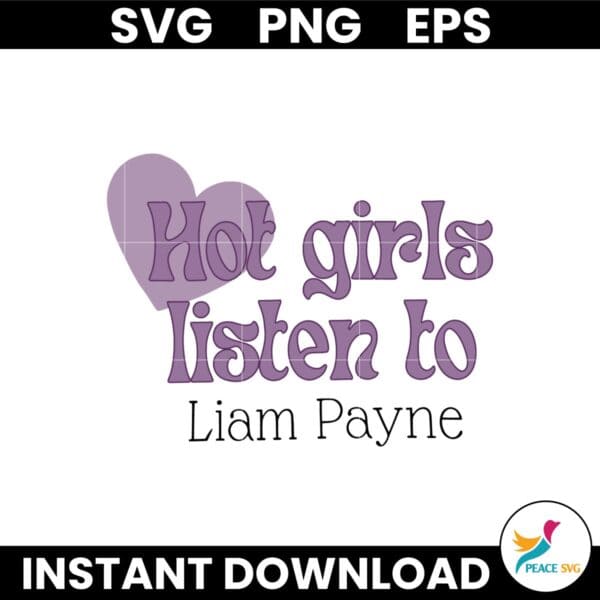 Hot Girls Listen To Liam Payne SVG