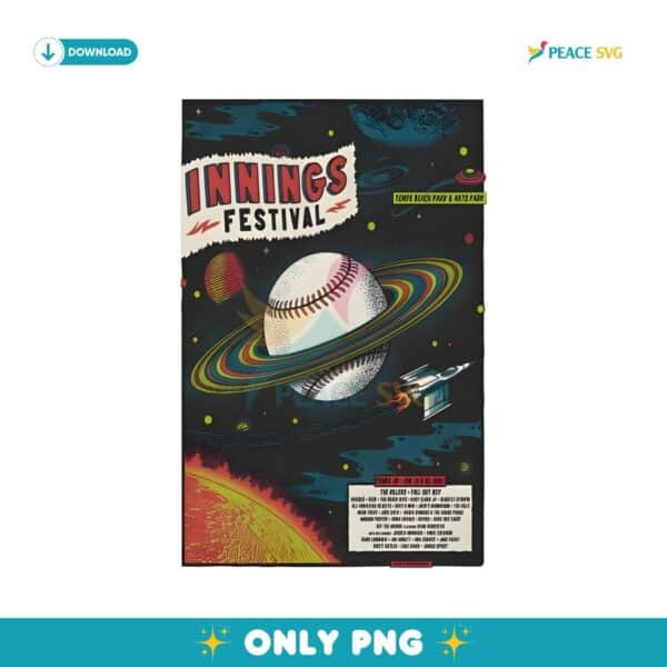 Innings Festival Feb 21 22 2025 Art PNG