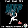 Jalen Hurts Philadelphia Eagles Super Bowl LIX Champions MVP SVG
