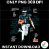Jalen Hurts Super Bowl LIX Champions Philadelphia Eagles PNG
