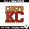 Kansas City Chiefs Glitter Football Png Sublimation